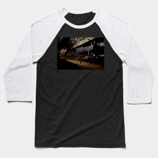 GWR Loco shed at night Baseball T-Shirt